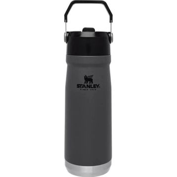 Stanley The Iceflow Flip Straw Water Bottle 0.5 lt Füme Pipetli Termos