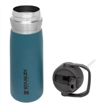 Stanley The Iceflow Pipetli Paslanmaz Çelik 0.65 lt Mavi Soğuk Su Termosu