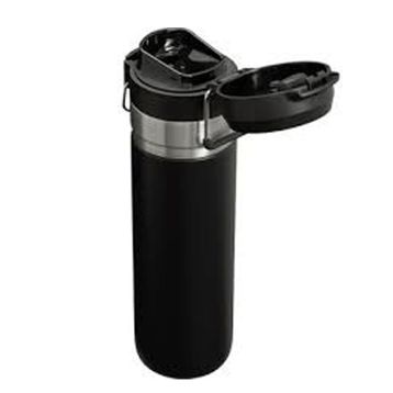 Stanley The Quick Flip Paslanmaz 0.70 lt Siyah Çelik Termos