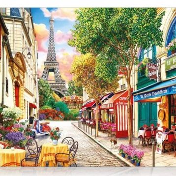 Star 1000 Parça Pariste Bir Küçük Sokak Puzzle