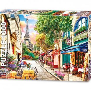 Star 1000 Parça Pariste Bir Küçük Sokak Puzzle