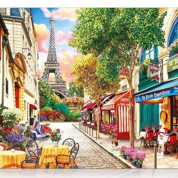 Star 1000 Parça Pariste Bir Küçük Sokak Puzzle