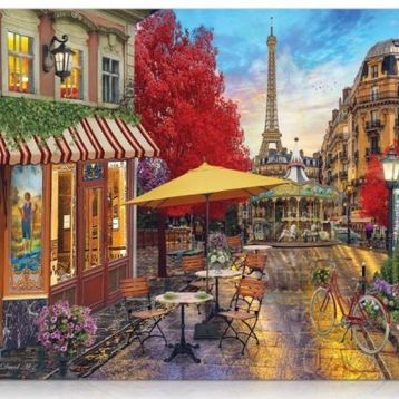 Star 1500 Parça Paris'te Akşamüstü Puzzle