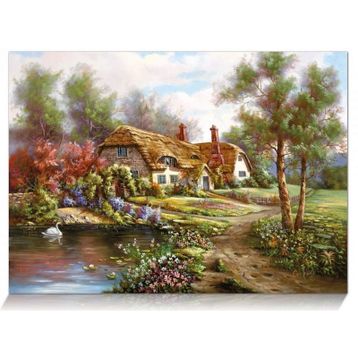 Star 500 Parça Havuzlu Bahçe Puzzle