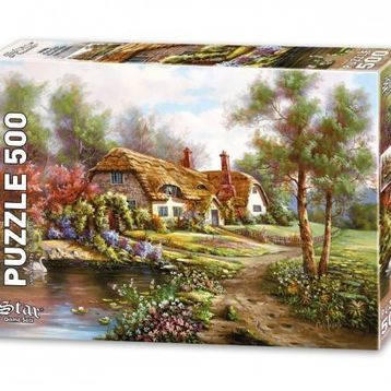 Star 500 Parça Havuzlu Bahçe Puzzle