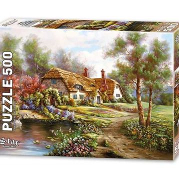Star 500 Parça Havuzlu Bahçe Puzzle