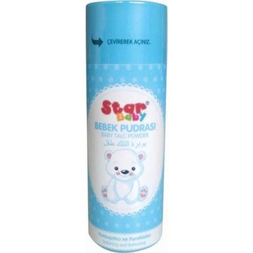 Star Baby 8690267502267 Mavi 100 gr Erkek Bebek Pudrası
