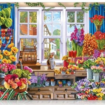 Star Çiçekci 1500 Parça Puzzle