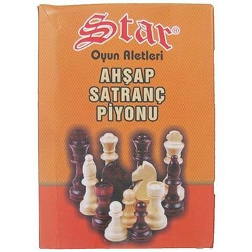 Star No:3 Ahşap Satranç Piyonu