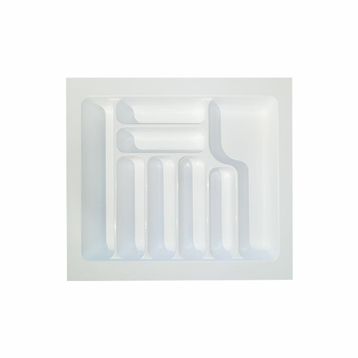 Starax 2287-W Beyaz 8 Göz Plastik Kaşıklık