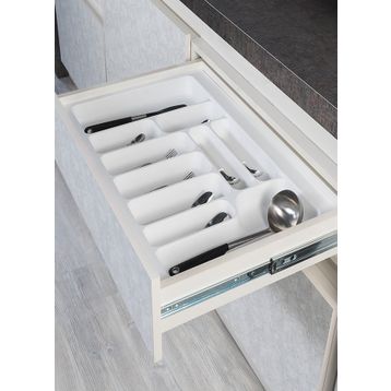 Starax 2289-W Beyaz 74x49cm Plastik Kaşıklık
