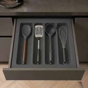 Starax 54x49 cm Gri Plastik 60 cm 4 Gözlü Modül Kepçelik