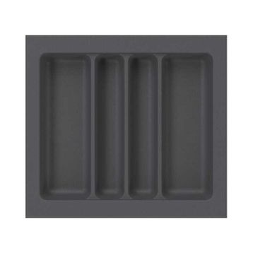 Starax 54x49 cm Gri Plastik 60 cm 4 Gözlü Modül Kepçelik
