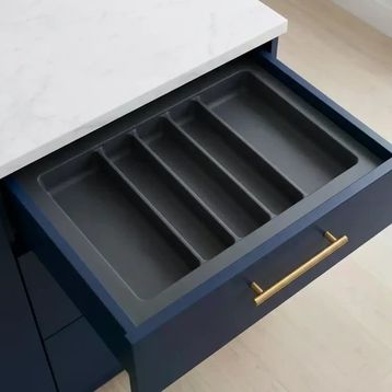 Starax 64x49 cm Antrasit Plastik 70 cm 5 Gözlü Modül Kepçelik