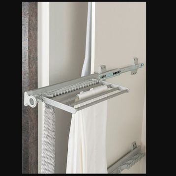 Starax 6546 Raylı Alüminyum Askılı Pantolonluk Ve Kravatlık