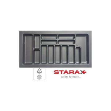 Starax S-2293 94x49 cm Çekmece İçi Plastik Kaşıklık