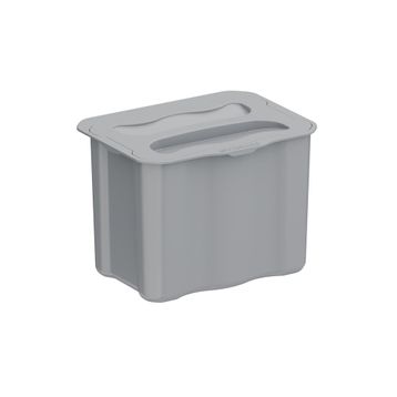 Starax S-2575 Askılı 5 lt Gri Çöp Kovası