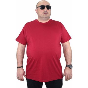 Starbattal 11100 Bordo Büyük Beden Erkek T-shirt