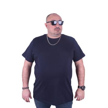 Starbattal 11100 Lacivert Büyük Beden Basic Erkek T-shirt
