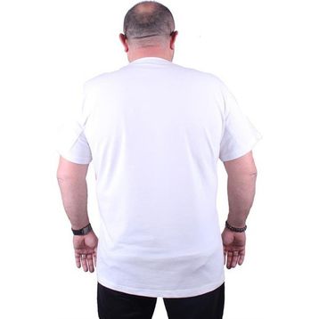 Starbattal 11160 Beyaz Büyük Beden Erkek T-shirt