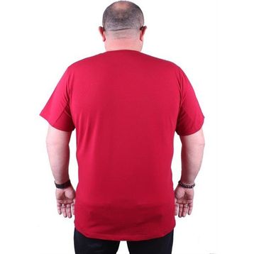 Starbattal 11170 Bordo Büyük Beden Erkek T-shirt