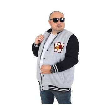 Starbattal 22753 Büyük Beden Gri Melanj Erkek Mont