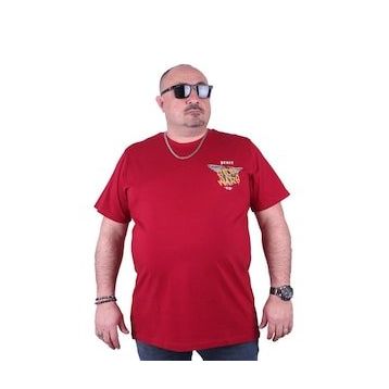 Starbattal 23100 Bordo Büyük Beden Erkek T-shirt