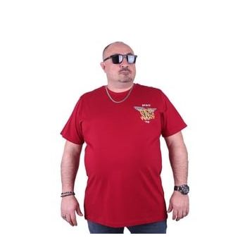 Starbattal 23100 Bordo Büyük Beden Erkek T-shirt