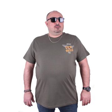 Starbattal 23100 Haki Büyük Beden Erkek T-shirt