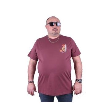 Starbattal 23101 Eflatun Büyük Beden Erkek T-shirt