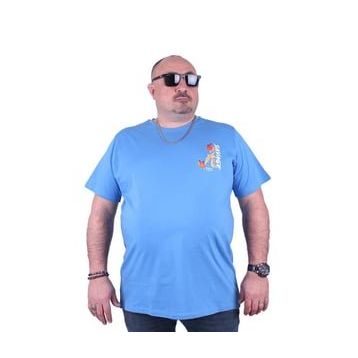 Starbattal 23101 Mavi Büyük Beden Erkek T-shirt