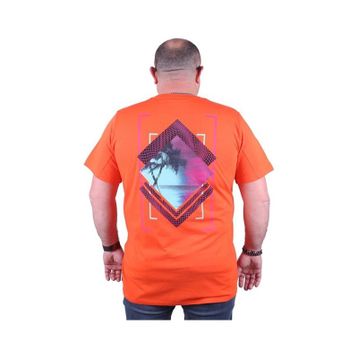Starbattal 23103 Turuncu Büyük Beden Erkek T-shirt