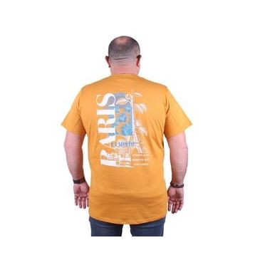Starbattal 23105 Hardal Büyük Beden Erkek T-shirt