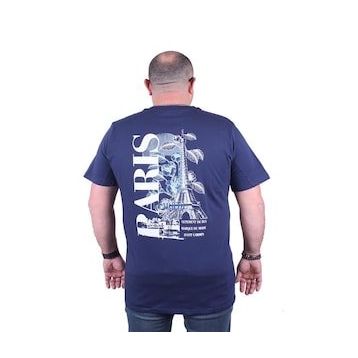 Starbattal 23105 Marin Büyük Beden Erkek T-shirt