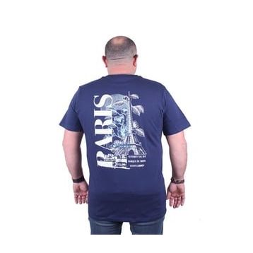 Starbattal 23105 Marin Büyük Beden Erkek T-shirt