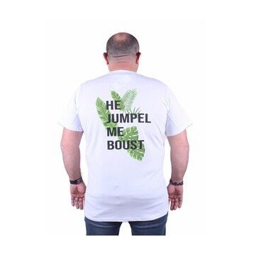 Starbattal 23109 Beyaz Büyük Beden Erkek T-shirt
