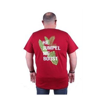 Starbattal 23109 Bordo Büyük Beden Erkek T-shirt