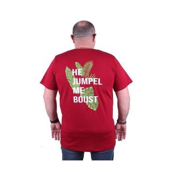 Starbattal 23109 Bordo Büyük Beden Erkek T-shirt
