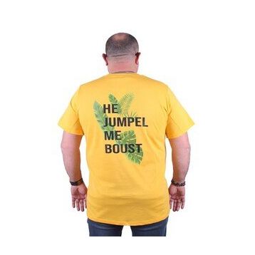 Starbattal 23109 Sarı Büyük Beden Erkek T-shirt