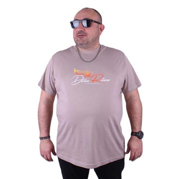 Starbattal 23112 Toprak Büyük Beden Erkek T-shirt