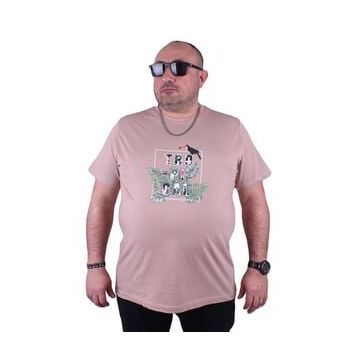 Starbattal 23114 Bej Büyük Beden Erkek T-shirt