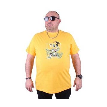 Starbattal 23114 Sarı Büyük Beden Erkek T-shirt