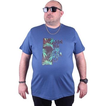 Starbattal 23116 İndigo Büyük Beden Erkek T-shirt