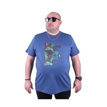 Starbattal 23116 İndigo Büyük Beden Erkek T-shirt