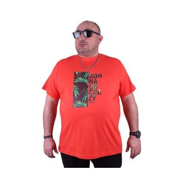 Starbattal 23116 Nar Çiçeği Büyük Beden Erkek T-shirt