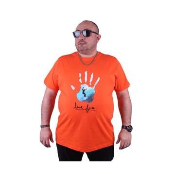 Starbattal 23117 Büyük Beden Turuncu Erkek T-shirt