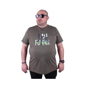 Starbattal 23120 Büyük Beden Haki Erkek T-shirt