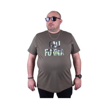 Starbattal 23120 Büyük Beden Haki Erkek T-shirt