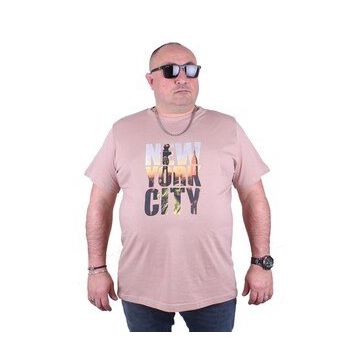 Starbattal 23125 Bej Büyük Beden Erkek T-shirt
