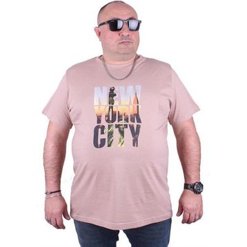 Starbattal 23125 Bej Büyük Beden Erkek T-shirt
